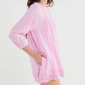 Urban Outfitters pink babydoll romper.